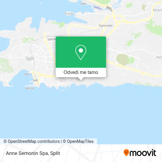 Karta Anne Semonin Spa