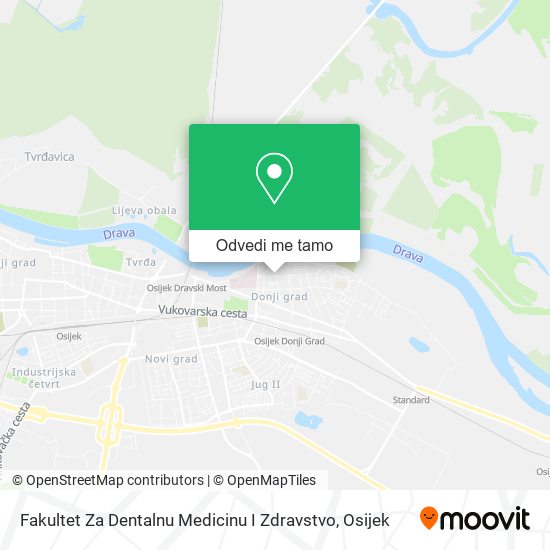 Karta Fakultet Za Dentalnu Medicinu I Zdravstvo