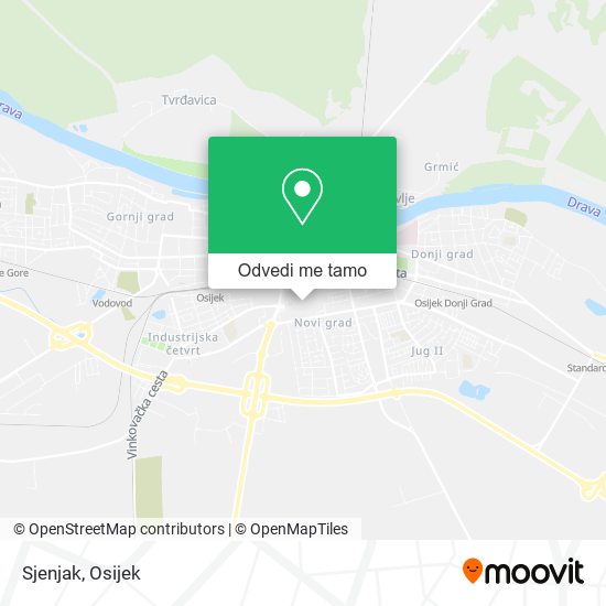 Karta Sjenjak
