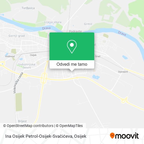 Karta Ina Osijek Petrol-Osijek-Svačićeva