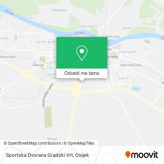 Karta Sportska Dvorana Gradski Vrt