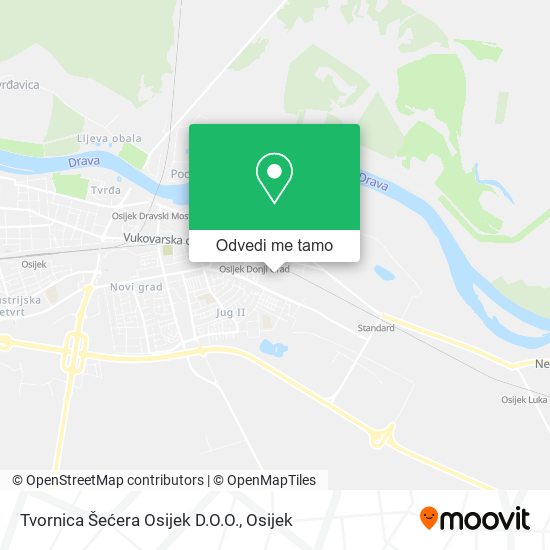 Karta Tvornica Šećera Osijek D.O.O.