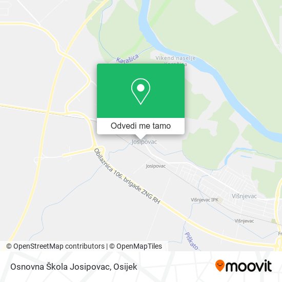 Karta Osnovna Škola Josipovac