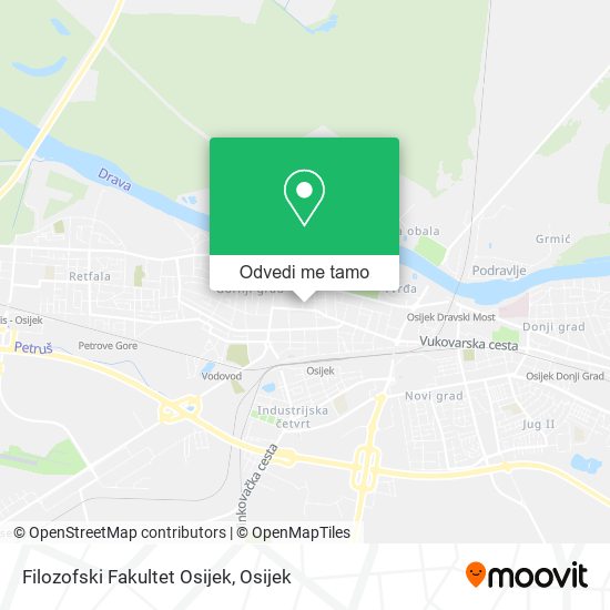 Karta Filozofski Fakultet Osijek