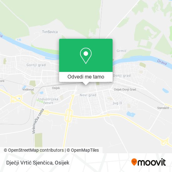 Karta Dječji Vrtić Sjenčica
