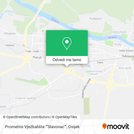 Karta Prometno Vježbalište ""Slavonac""
