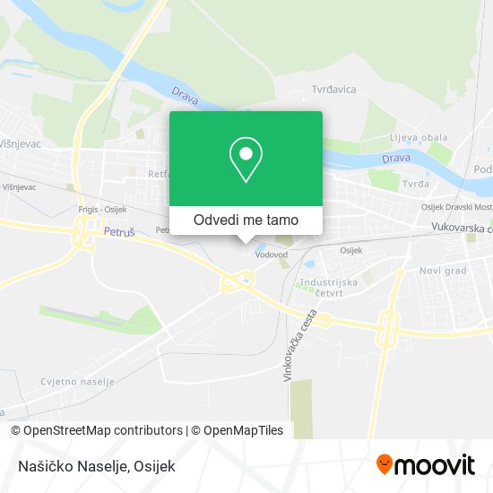 Karta Našičko Naselje