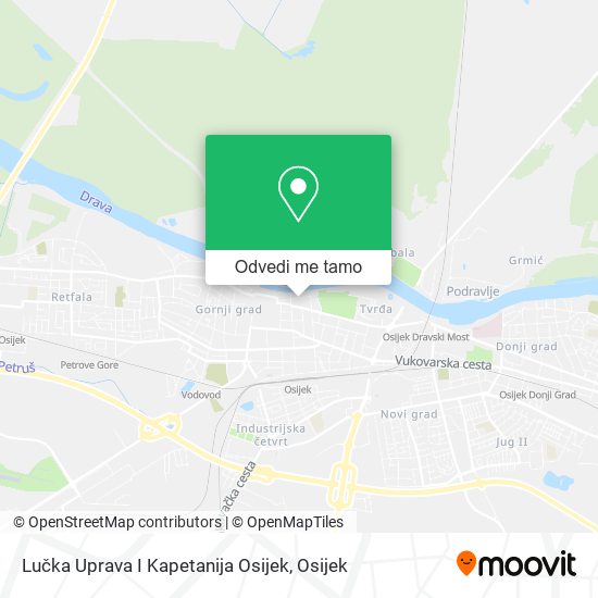 Karta Lučka Uprava I Kapetanija Osijek