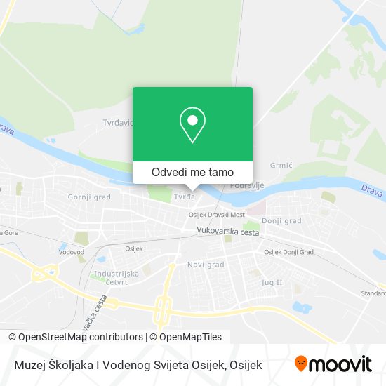 Karta Muzej Školjaka I Vodenog Svijeta Osijek