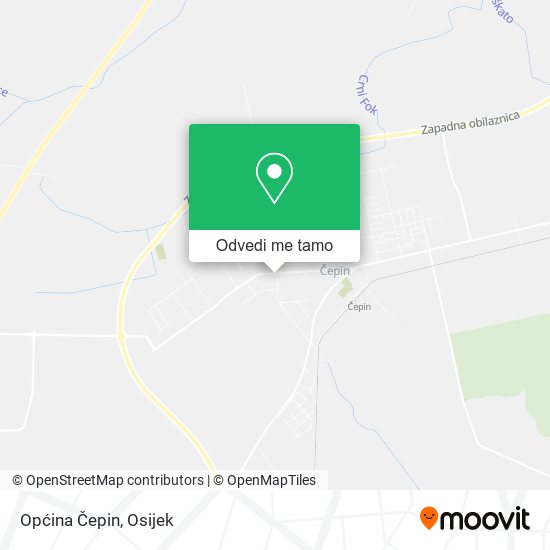 Karta Općina Čepin