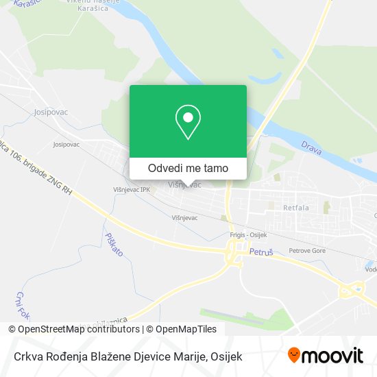 Karta Crkva Rođenja Blažene Djevice Marije