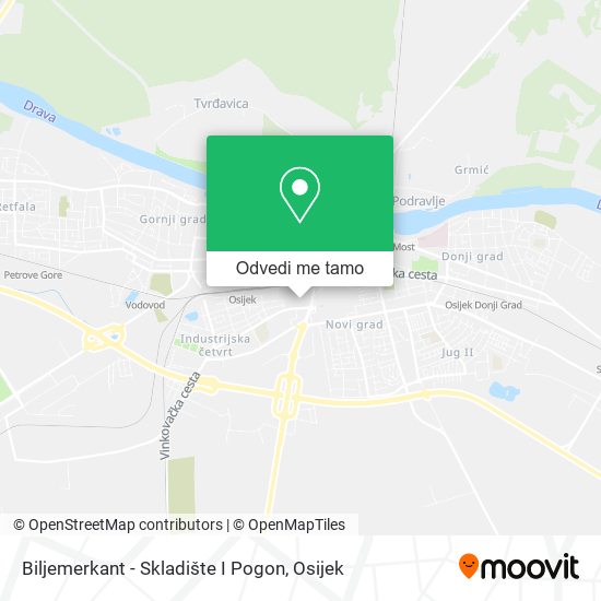 Karta Biljemerkant - Skladište I Pogon