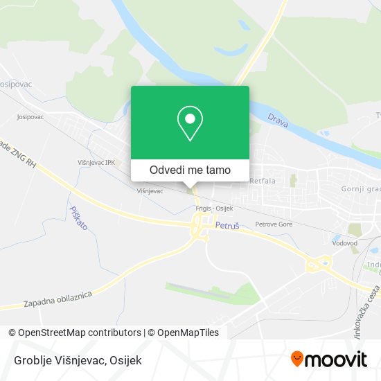 Karta Groblje Višnjevac