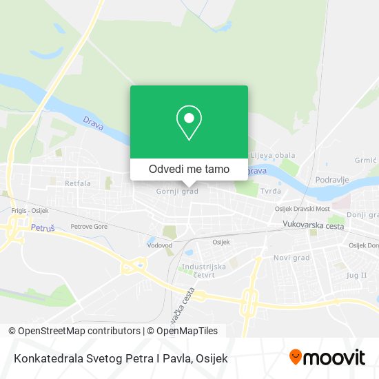 Karta Konkatedrala Svetog Petra I Pavla