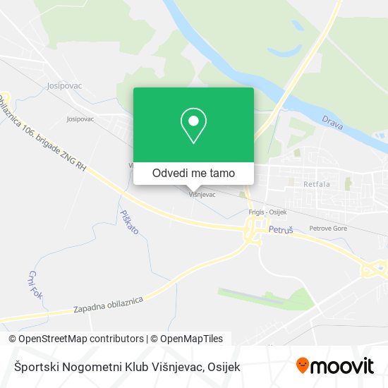 Karta Športski Nogometni Klub Višnjevac