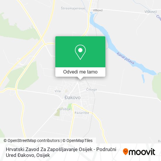 Karta Hrvatski Zavod Za Zapošljavanje Osijek - Područni Ured Đakovo