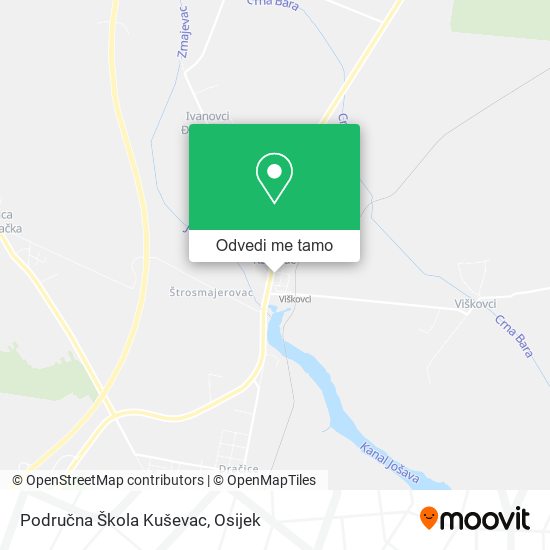 Karta Područna Škola Kuševac