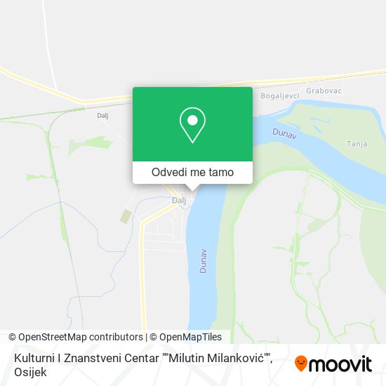 Karta Kulturni I Znanstveni Centar ""Milutin Milanković""