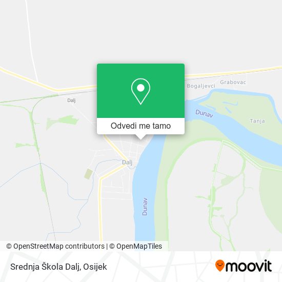 Karta Srednja Škola Dalj