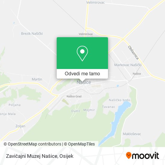 Karta Zavičajni Muzej Našice