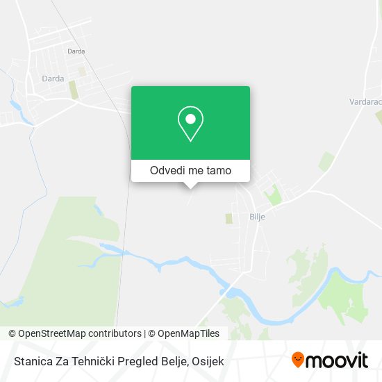 Karta Stanica Za Tehnički Pregled Belje