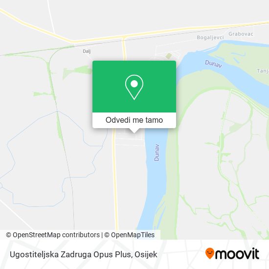 Karta Ugostiteljska Zadruga Opus Plus