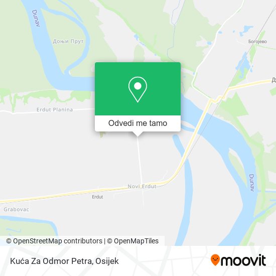 Karta Kuća Za Odmor Petra