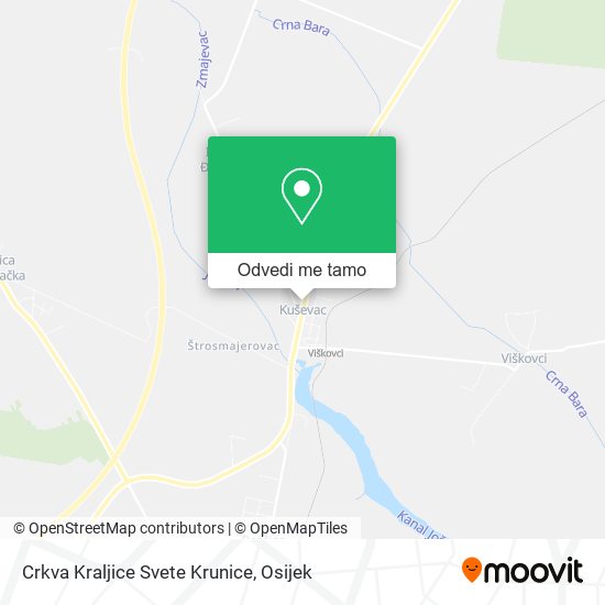 Karta Crkva Kraljice Svete Krunice