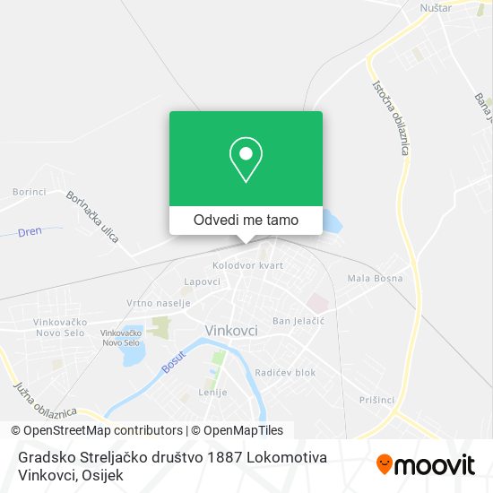 Karta Gradsko Streljačko društvo 1887 Lokomotiva Vinkovci