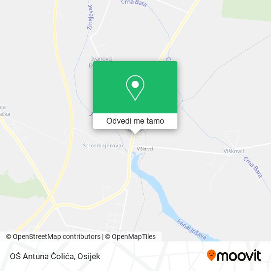 Karta OŠ Antuna Čolića