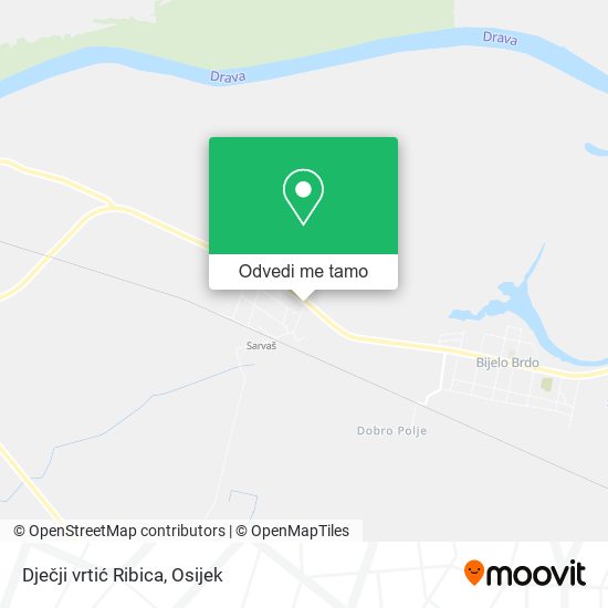 Karta Dječji vrtić Ribica