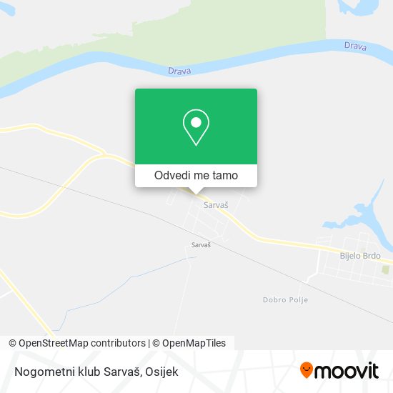 Karta Nogometni klub Sarvaš