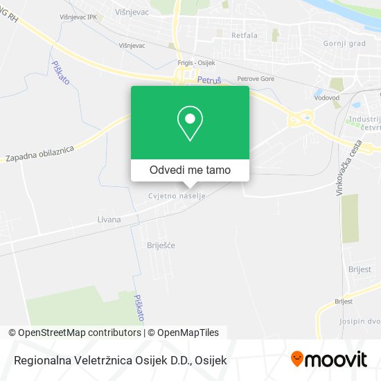 Karta Regionalna Veletržnica Osijek D.D.