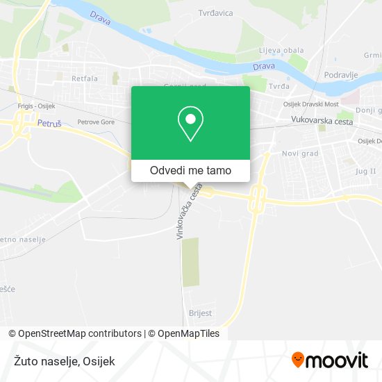 Karta Žuto naselje