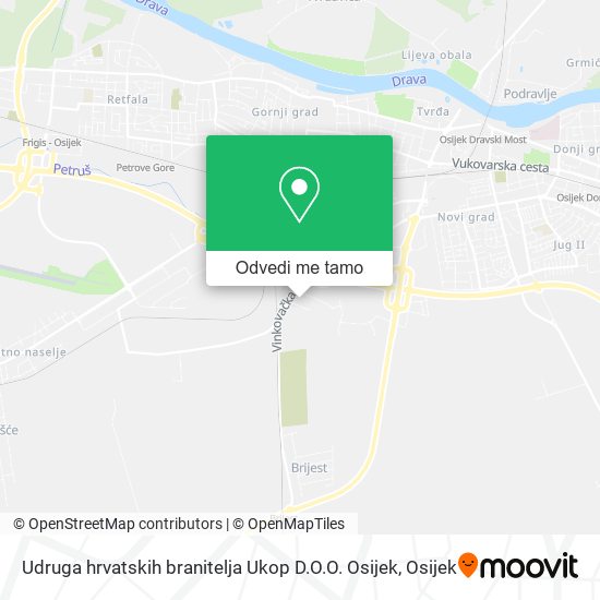 Karta Udruga hrvatskih branitelja Ukop D.O.O. Osijek