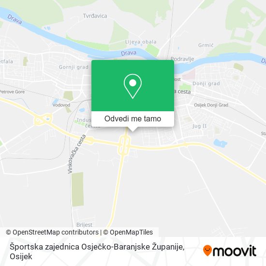 Karta Športska zajednica Osječko-Baranjske Županije