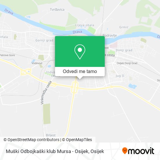 Karta Muški Odbojkaški klub Mursa - Osijek