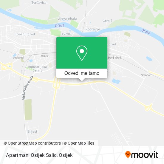 Karta Apartmani Osijek Salic