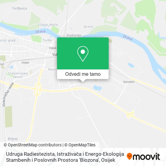 Karta Udruga Radiestezista, Istraživača i Energo-Ekologija Stambenih i Poslovnih Prostora 'Biozona'