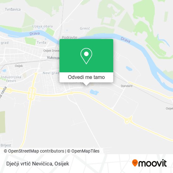 Karta Dječji vrtić Nevičica