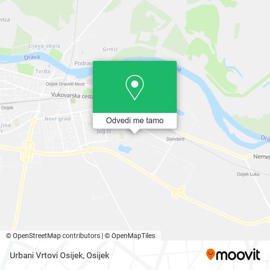 Karta Urbani Vrtovi Osijek
