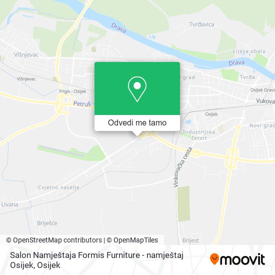 Karta Salon Namještaja Formis Furniture - namještaj Osijek