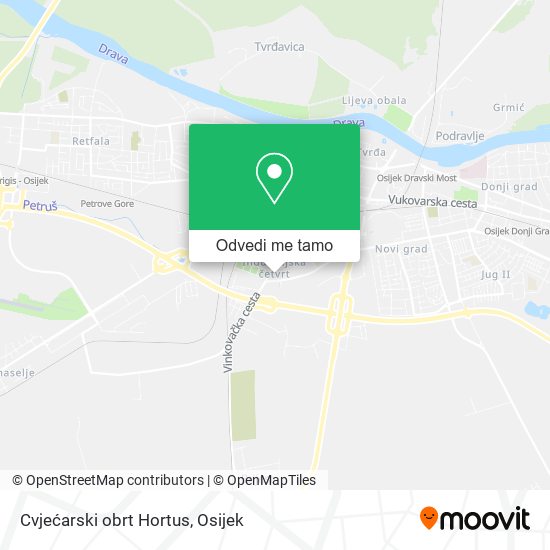 Karta Cvjećarski obrt Hortus