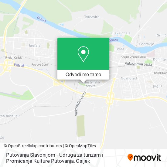 Karta Putovanja Slavonijom - Udruga za turizam i Promicanje Kulture Putovanja