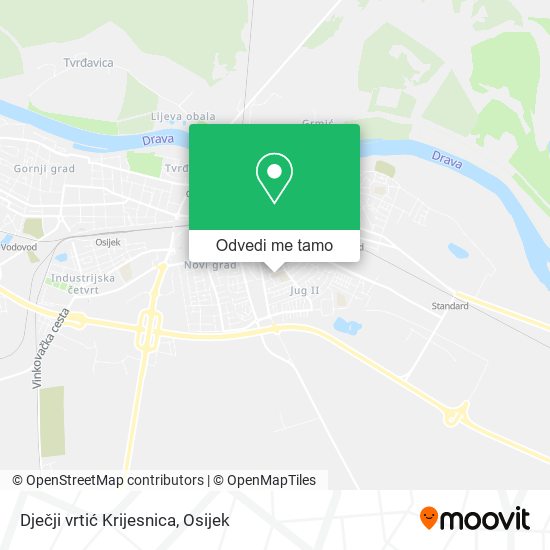Karta Dječji vrtić Krijesnica