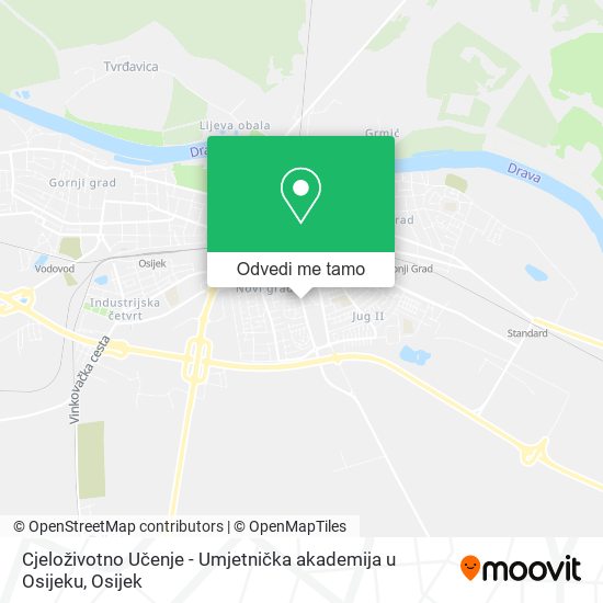Karta Cjeloživotno Učenje - Umjetnička akademija u Osijeku