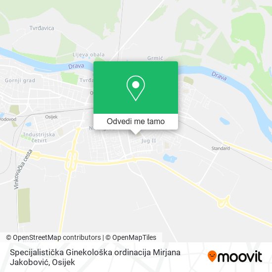Karta Specijalistička Ginekološka ordinacija Mirjana Jakobović