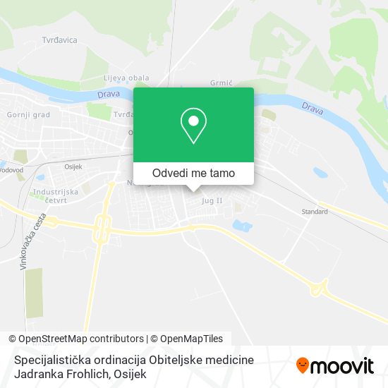 Karta Specijalistička ordinacija Obiteljske medicine Jadranka Frohlich
