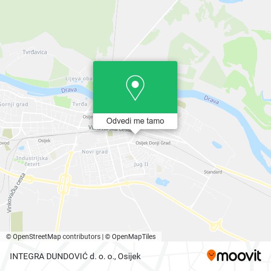 Karta INTEGRA DUNDOVIĆ d. o. o.