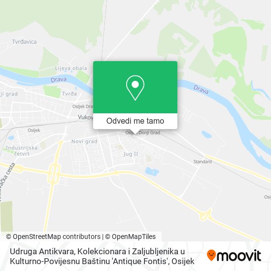 Karta Udruga Antikvara, Kolekcionara i Zaljubljenika u Kulturno-Povijesnu Baštinu 'Antique Fontis'